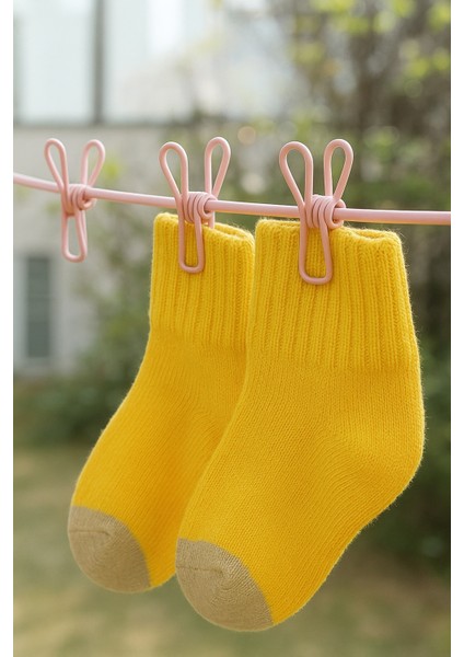 Mandallarıyla Birlikte! Esnek Çamaşır Ipi – Ev, Kamp ve Seyahat Için Ideal