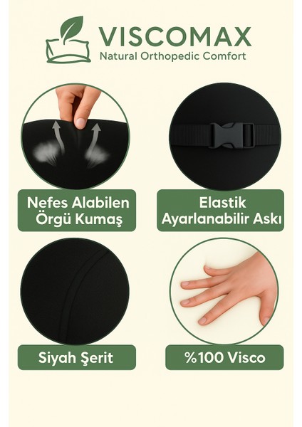 Ortopedik Oturma Simidi Koltuk Minderi Visko Kuyruk Sokumu Yastığı Puf fırsatları