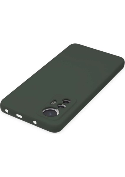 Xiaomi Mi 12 Lite Kılıf Nano Içi Kadife Silikon - Koyu Yeşil fırsatları