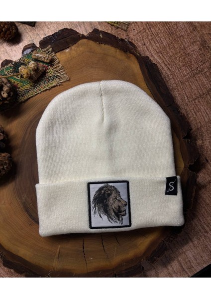 Erkek Kadın Unisex Bere Kışlık Şapka – Kışlık Kalın Triko Aslan Hayvan Figürlü Şık Kış Kaliteli Bere fiyatları