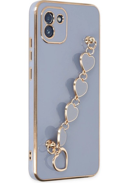 Samsung Galaxy A03 Kılıf Esila Silikon - Gri