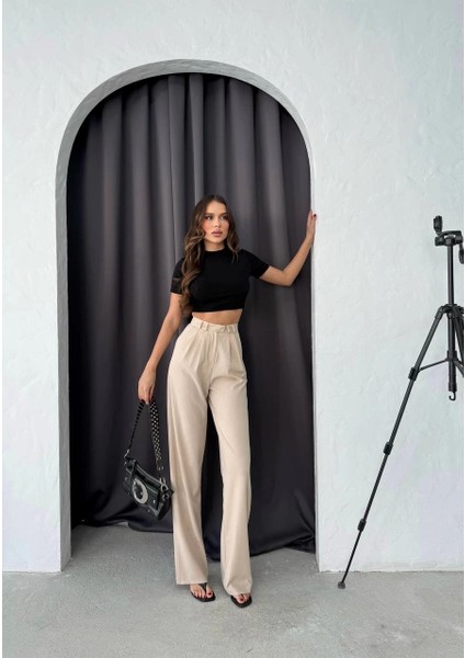 Sptrns Kancalı Pantolon Krem (Beden: M) modelleri