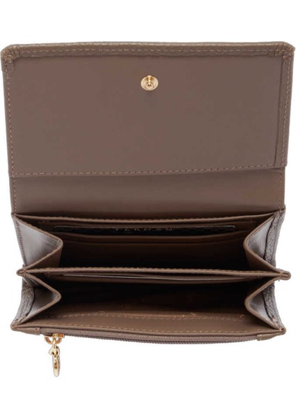 Bej Hakiki Deri Kadın Cüzdan - S1CB00005815-D5M fırsatları