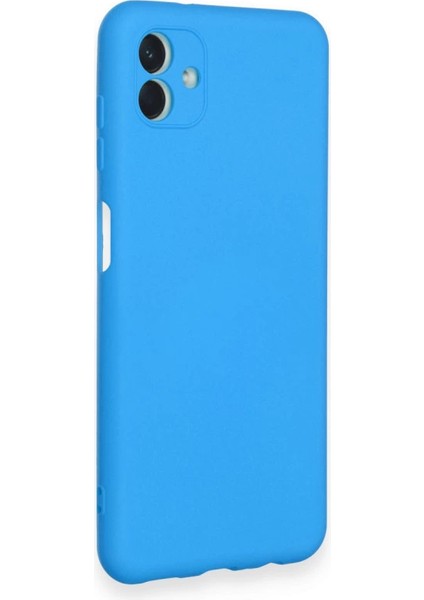 Samsung Galaxy A04 Kılıf Nano Içi Kadife Silikon - Mavi fiyatları