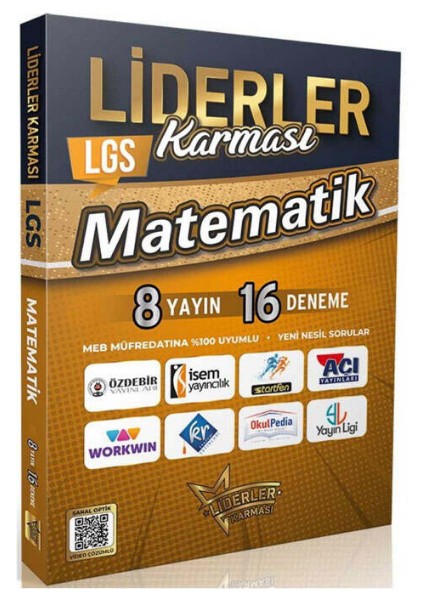 Nartest,ankara,liderler Karması 8.sınıf (Lgs) Matematik ve Branş Denemeleri +1 Lgs Deneme Hediyeli fırsatları