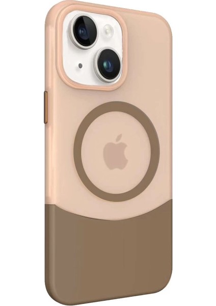 Joko Iphone 15 Pc Suit Magsafe Kapak - Kahverengi