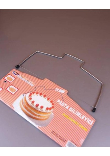 Pasta Kesme Teli + 10 Parça Krema Torbası - Pratik Pasta Hazırlığı - 2li Set W3K5A2 modelleri