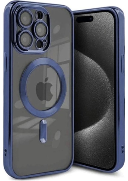 Iphone 15 Pro Max Kılıf Kross Magneticsafe Kapak - Lacivert