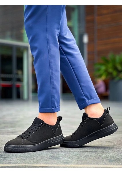 Yzlal KB-X204 Kuback Siyah Keten Siyah Yüksek Taban Günlük Erkek Spor Ayakkabı (Numara: 40) fiyatları