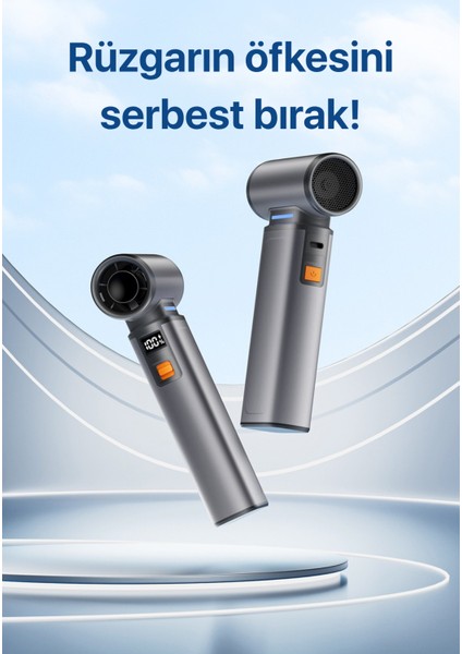 F1 Violent Turbo Jet Fan | Taşınabilir Şarjlı Hava Üfleyici | (130000RPM) - Güçlü Vakum ve Üfleme - Ultra Hızlı Motor Mactivepro Violent Turbo Jet Fan fiyatları