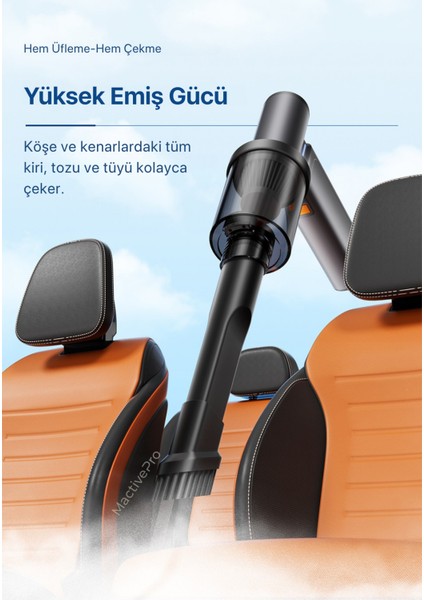 F1 Violent Turbo Jet Fan | Taşınabilir Şarjlı Hava Üfleyici | (130000RPM) - Güçlü Vakum ve Üfleme - Ultra Hızlı Motor Mactivepro Violent Turbo Jet Fan fırsatları