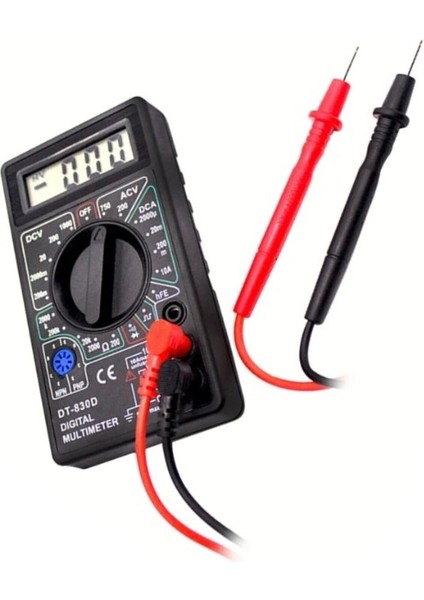 Dijital Voltaj Test Kontrol Kalemi Cihazı 830D Multimetre Direnç Amper Akım Ölçüm Aleti fiyatları