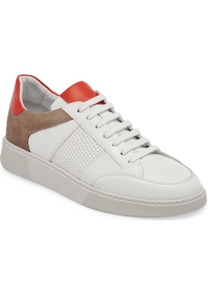 Beyaz Hakiki Deri Erkek Sneaker - E24I1AY56864-C73 indirimleri