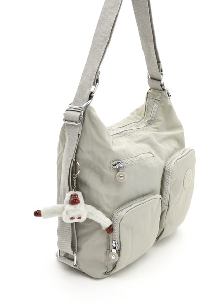 Sanmorris Glc Kadın 3021 Bölmeli Suya Dayanıklı Krinkıl Kumaş Çapraz Askılı Omuz ve Sırt Çantası modelleri