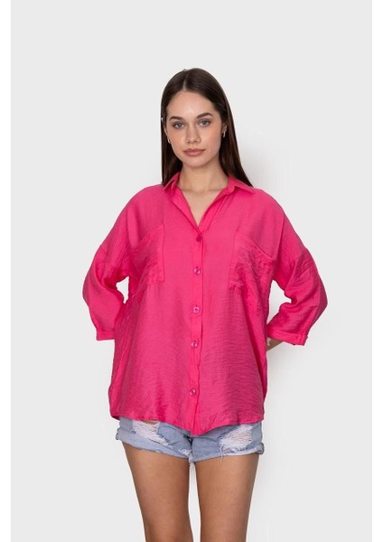 Sptrns Cepli Salaş Gömlek T1010 Fuşya (Beden: Xl) modelleri