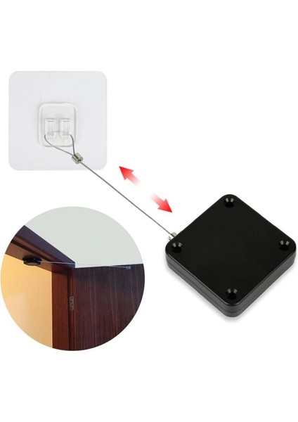 Otomatik Kapı Kapatma Aparatı + 4 Adet Kapı Durdurucu Sünger Stoper - 2li Set R1H3E7 fiyatları