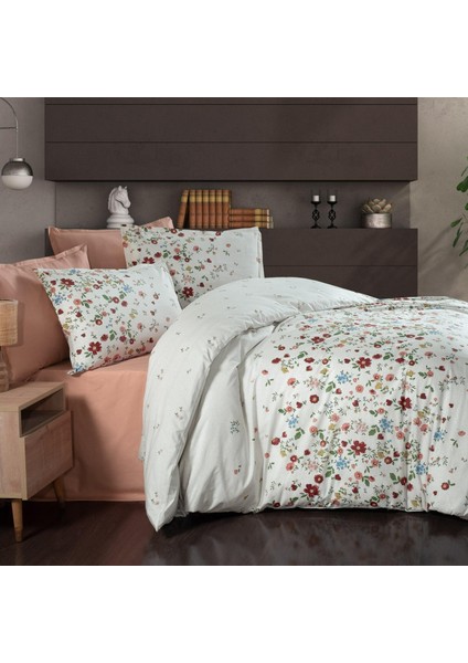 Çift Kişilik Sarev Bazaar Kenny Somon Poplin Nevresim Takımı