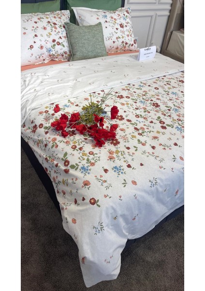 Çift Kişilik Sarev Bazaar Kenny Somon Poplin Nevresim Takımı fiyatları