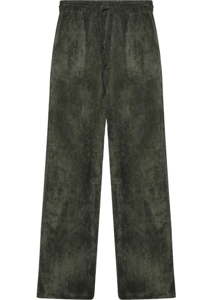 Beli Lastik Detaylı Geniş Paça Pantolon modelleri