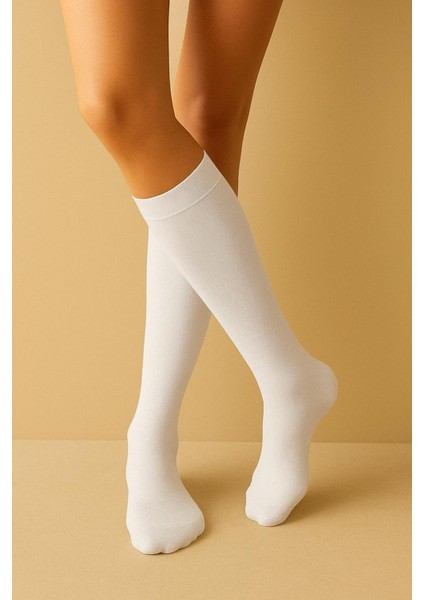 Classic Unisex Pantolon Dizaltı Beyaz Pamuklu Çorap fiyatları