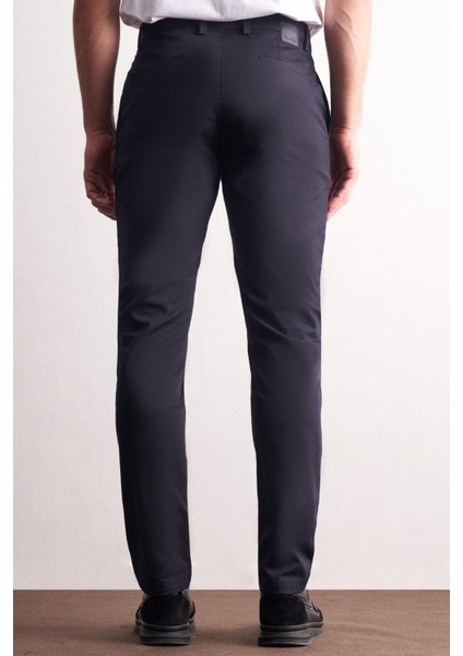 Lacivert Yan Cep Düz Paça Pamuklu Slim Fit Chino Casual Pantolon 1003255165 fırsatları