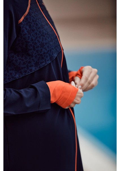 HSM-2010 Performans Serisi Esnek Dokuma Tesettür Mayo modelleri