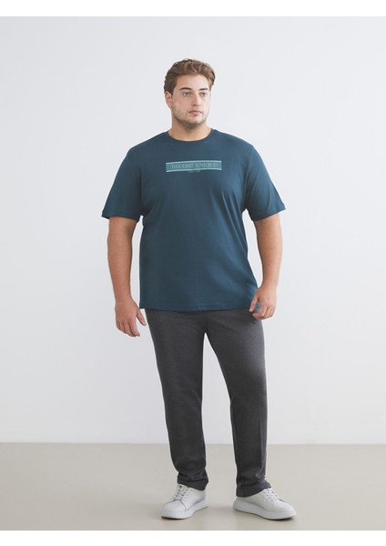 Yeni Sezon Büyük Beden Bisiklet Yaka Baskılı Erkek Tişört fiyatları