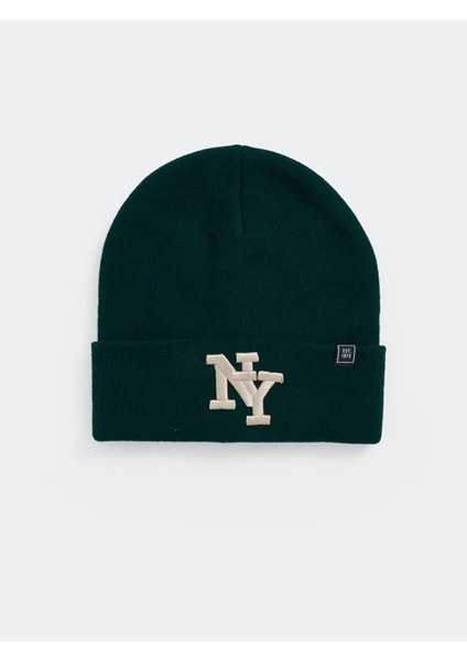 Yeni Sezon Yazı Nakışlı Erkek Bere