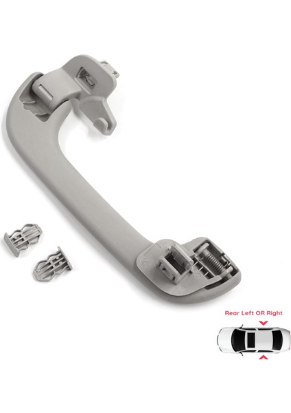 Renault Megane 3 4 Scenic 3 Clio 4 Captur Master 3 Movano Için Arka Kapı Tavan El Tutamağı Açık Gri