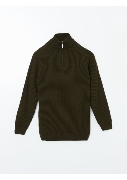 Yeni Sezon Dik Yaka Uzun Kollu Erkek Triko Kazak indirimleri