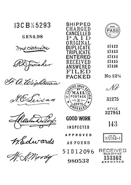 Sign Here By Cathe Holden Şeffaf Damga Seti fiyatları