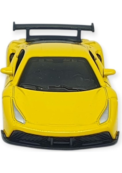 Çek Bırak Metal Küçük Arabalar 8 cm - 6411A-17 - Sarı modelleri
