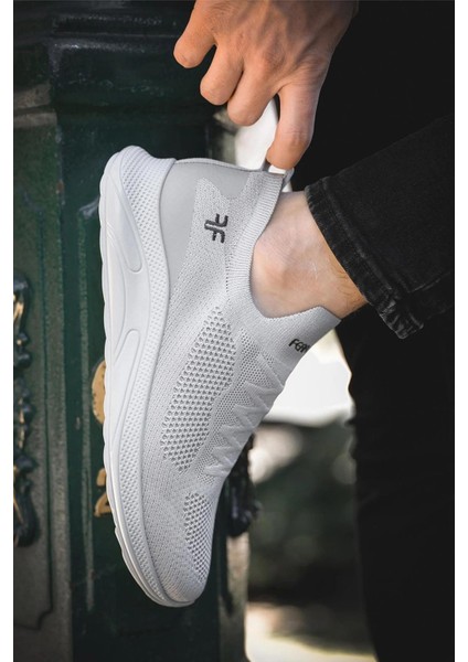 Günlük Kadın Erkek Unisex Sneaker Triko Nefes Alabilen Yürüyüş Bağcıksız Esnek Spor Ayakkabı indirimleri