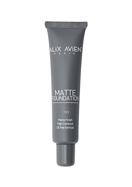 Alıx Avıen Uzun Süre Kalıcı Doğal Mat Bitişli E Vitamini Içeren Mat Fondöten - Matte Foundation 406 Light Peach modelleri