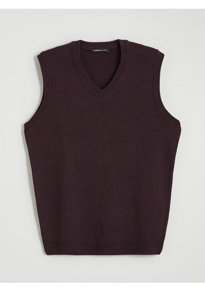 Yeni Sezon Standart Kalıp V Yaka Erkek Triko Süveter indirimleri