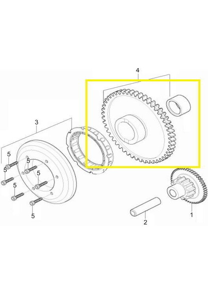GV650 Marş Dişlisi Büyük fiyatları