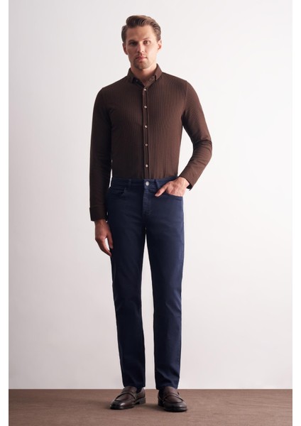 Lacivert 5 Cep Casual Slim Fit Pamuklu 5 Cep Pantolon 1003255318 fiyatları