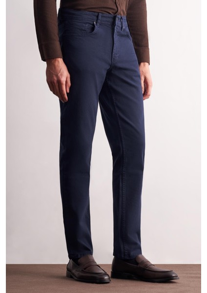 Lacivert 5 Cep Casual Slim Fit Pamuklu 5 Cep Pantolon 1003255318 modelleri