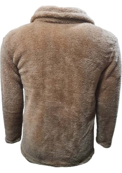 Mtn Erkek Peluş Çeket Sweatshirt ST01538 - Açık Kahverengi fiyatları