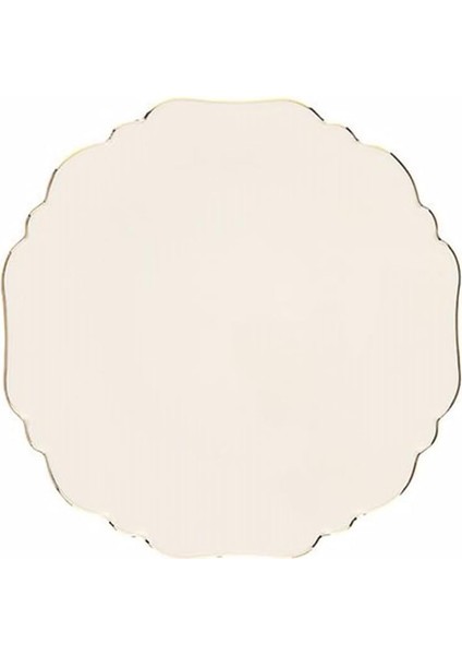 Tide Yaldız Düz Tabak 17CM