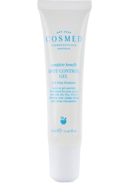 Cosmed Akne Eğilimli Ciltler Için Çay Ağacı Içeren Kontrol Jel