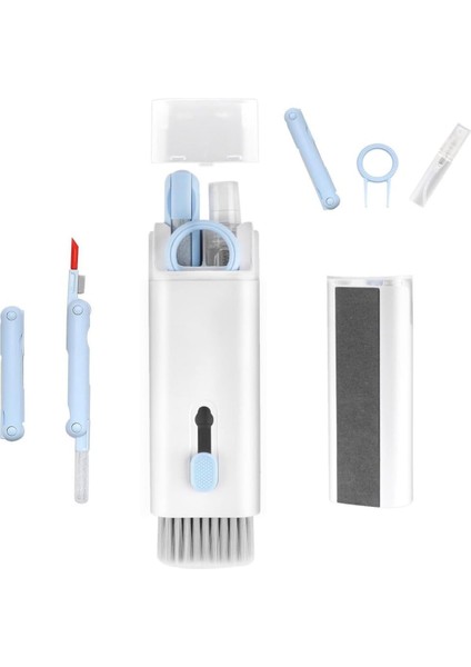 7'si 1 Arada Elektronik Temizleme Kiti, Klavye Temizleyici, Dizüstü Bilgisayar Temizleme Kiti Monitör, Cep Telefonu, Bluetooth, Kulaklık, Lego,, Dizüstü Bilgisayar Kamera