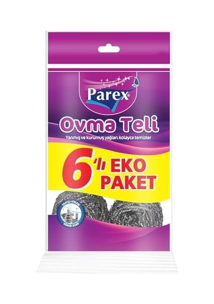 Parex Ovma Teli 6'lı 2 Paket 12 Adet
