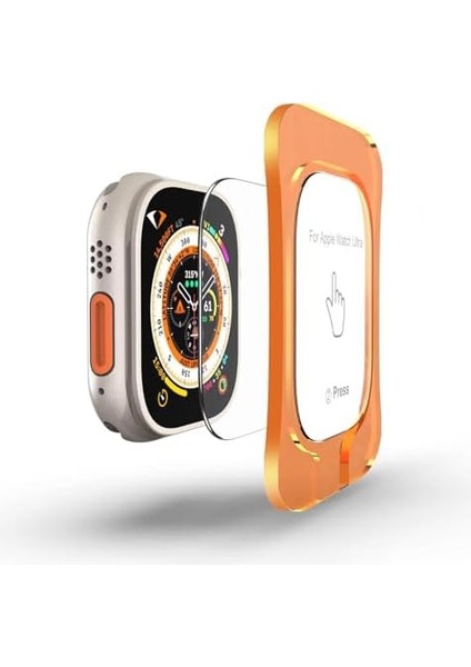 Ultra 2, Ultra 49MM ile Uyumlu, 49MM Ekran, Hizalama Çerçevesi ile Kurulum, Su Geçirmez, UHD Temperli Cam, Screen Protector, (Otomatik Hizalama Aparatlı) fiyatları