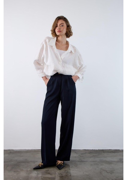 Pileli Palazzo Pantolon modelleri