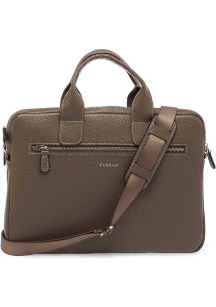 Bej Hakiki Deri Erkek Evrak Çantası - S1EV00021512-B73