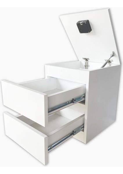 Nfc Kartlı Gizli Bölmeli Mdf Komodin / Kurulu Teslim fırsatları