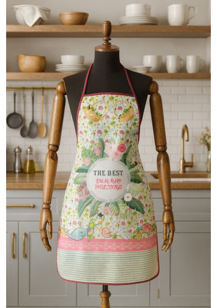 Dijital Baskılı Su Sıvı Geçirmez Leke Tutmaz Mutfak Önlüğü The Best