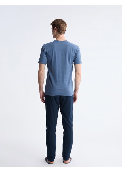 Yeni Sezon Standart Kalıp Erkek Pijama Takımı fırsatları