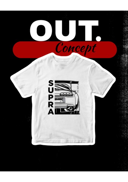 Supra Mk4 Baskılı T-Shirt (Car Series)